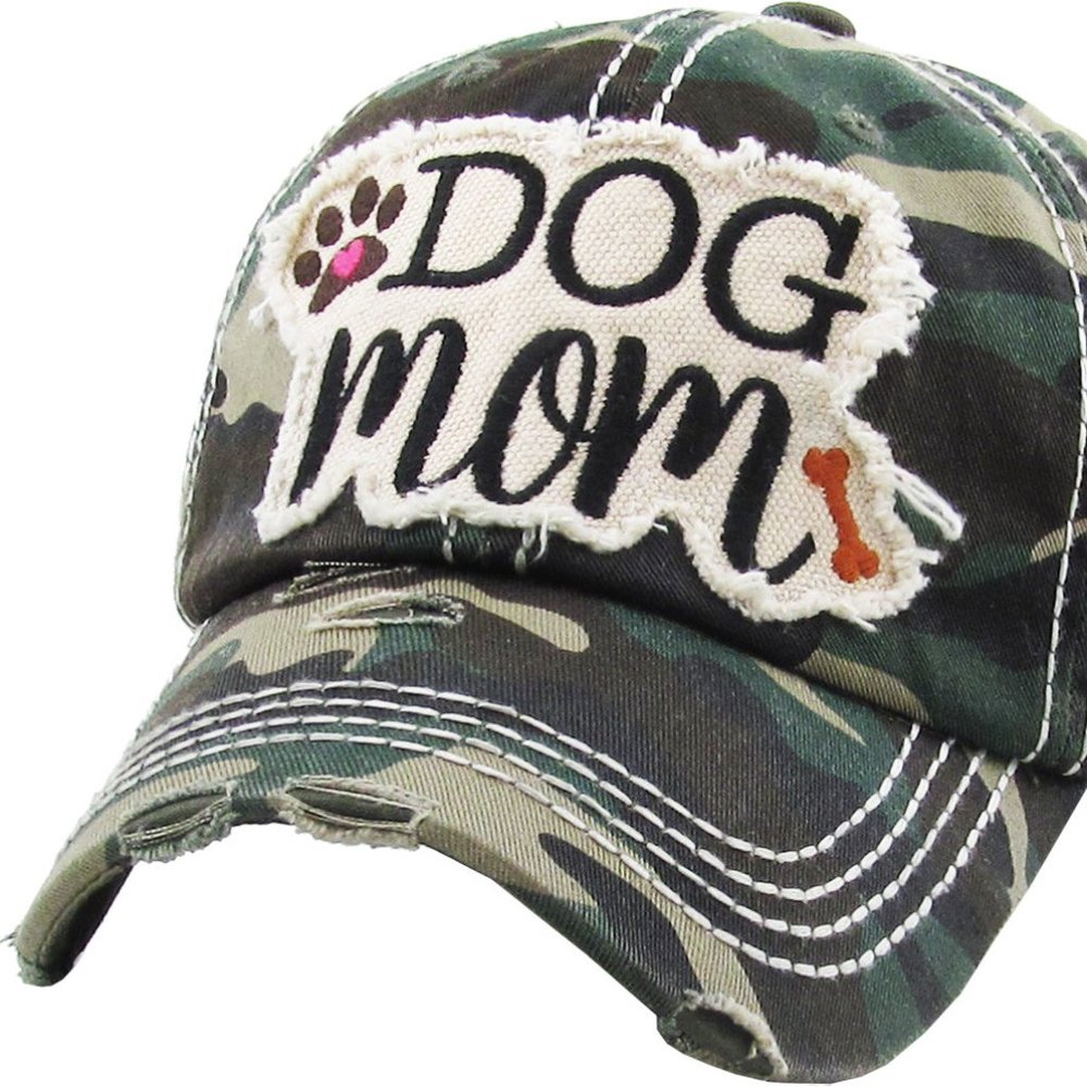 DOG MOM WASHED VINTAGE BALLCAP
